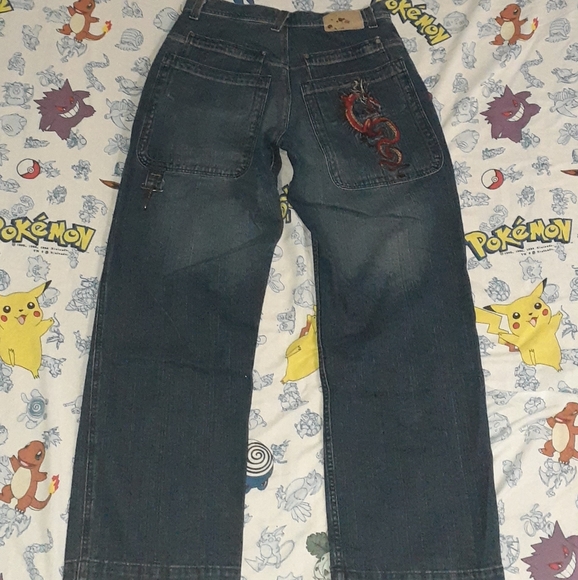 JNCO Other - 90s JNCO Black Denim Baggy Jeans Vintage Wide Leg Streetwear Hardcore